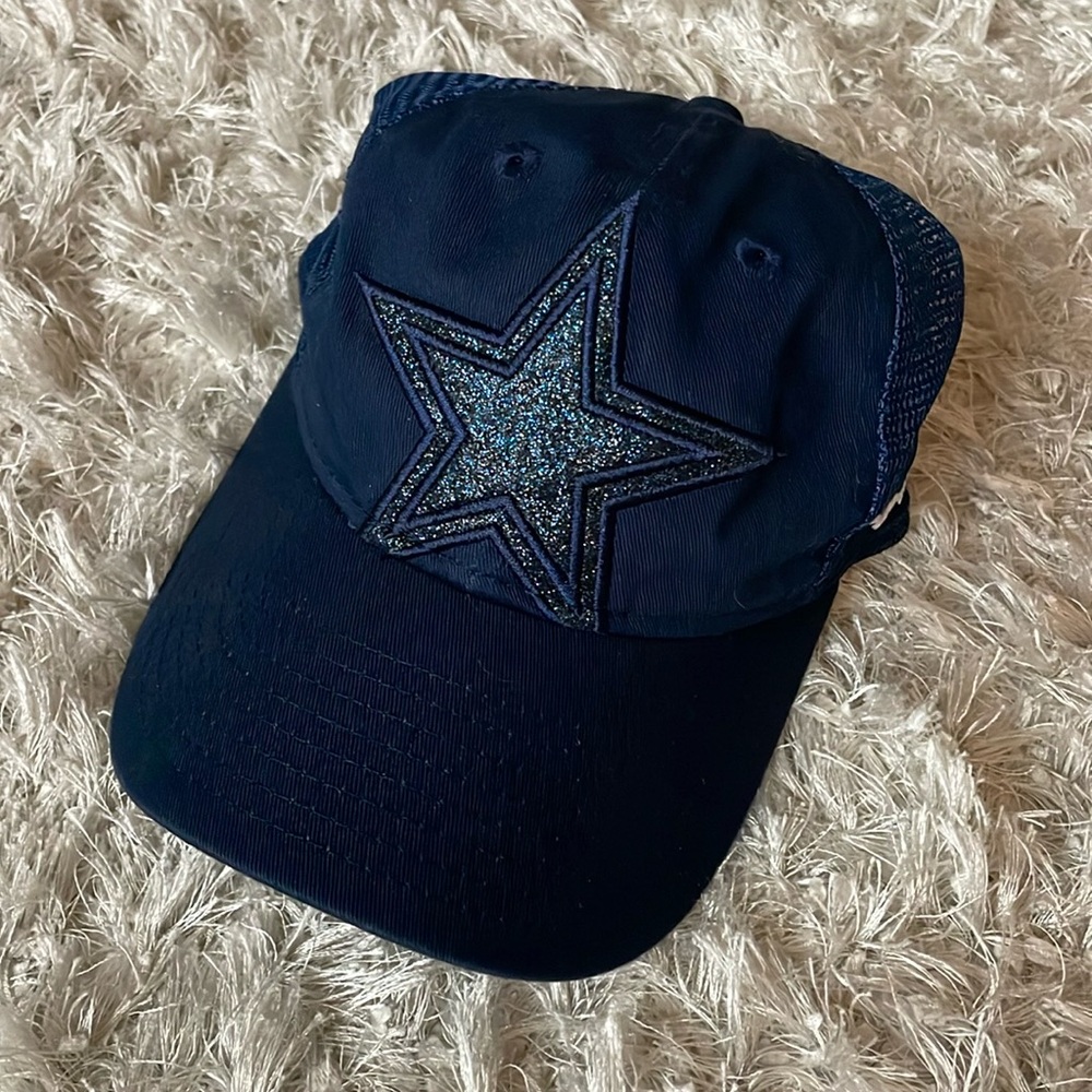 Girls Adjustable Back Dallas Cowboys NFL Baseball Cap - Size Youth